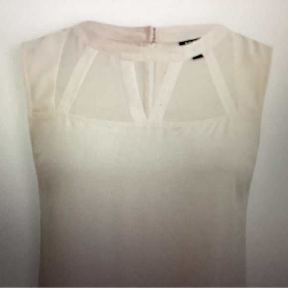 Torrid Georgette Cage Front Tank Pearl Plus size 2X Relaxed fit, Sleeveless NWT - Picture 8 of 8